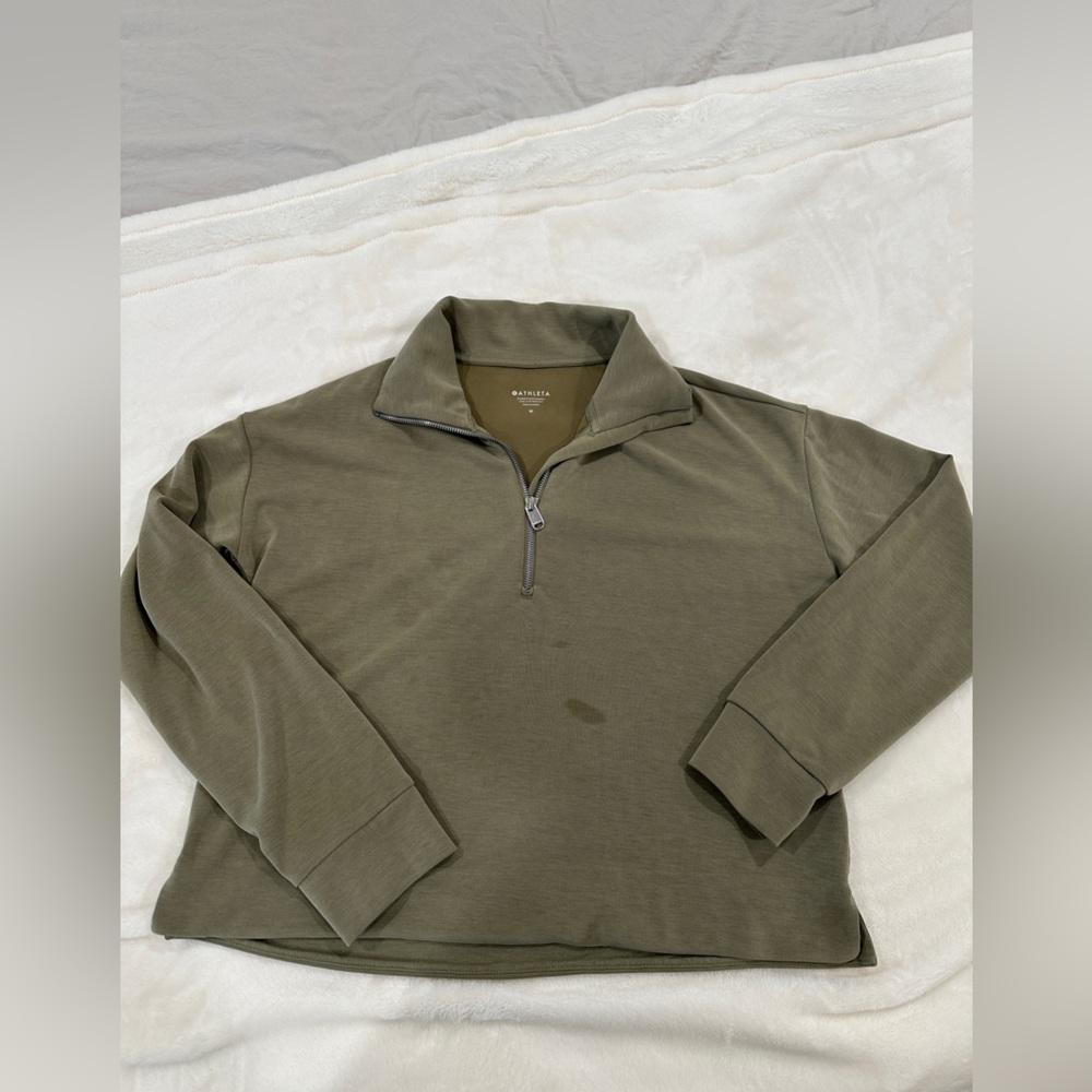 Athleta Seasoft quarter zip
